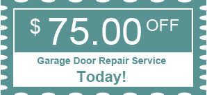 $75.00 OFF - Garage Door Repair Service Today